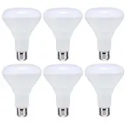SATCO 8.5W - BR30 LED - 4000K - 80 CRI - Medium Base - 120Vs - Dimmable - 6PK
