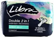 Libra Double 2 In 1 Everyday Freshness Liners (Pack of 20)