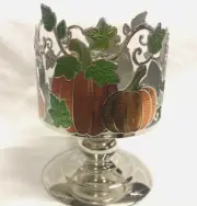 Bath & Body Works PUMPKIN PATCH w/ VINES Candle Holder SLEEVE PEDESTAL - New!