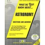 ASTRONOMY: PASSBOOKS STUDY GUIDE