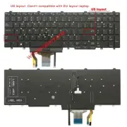 US Backlit Keyboard For Dell Precision 3510 3520 7510 7520 7710 7720 P48F P29E