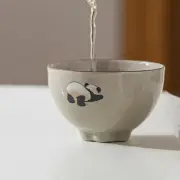 Panda Flower Ceramic Master Cup Tea Cup Kung Fu Tea Set Tea Drinking