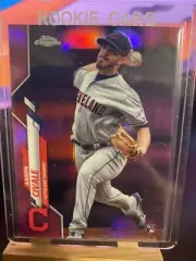 2020 Topps Chrome Aaron Civale Pink Refractor RC Rookie Card hot Card