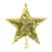 閃亮金網樹頂星 (5尺以上聖誕樹適用)