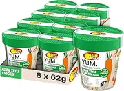 SunRice Instant Noodles Asian Chicken 62g (Pack of 8)