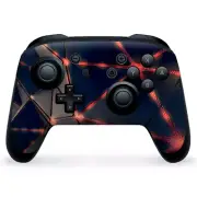 Nintendo Switch Pro Controller Skin Decal Vinyl Wrap - retro abstract art