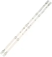 BGBLKLGPPN 2PCS 580mm LED Backlight Strip 5 Lamps Compatible with 32'' LCD TV MS-L1598 V1 CY 32DN 2 * 5_3030_300MA_30V 8D32-DNWR-A3205A TV Light Strip