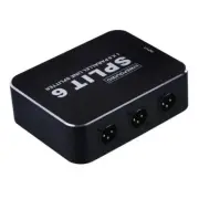 XLR Splitter 6 Level Signal Splitter Audio Speaker Studio Equipment Black
