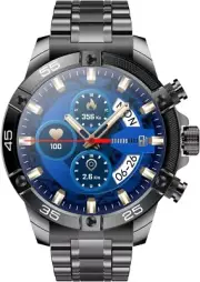 Smart Watch HD 1.53" Gold Blue Bluetooth Voice Call Fitness Tracker Android IOS