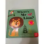 NOSY CROWN 二手翻翻書「WHERE’S MR LION?」