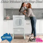 Ekkio Kids Step Up Kitchen Helper Stool Toddler Learning Tower Foldable