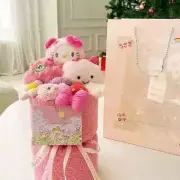 SANRIO PLUSH BOUQUET Hello Kitty with LED light & Gift bag Flowers gift