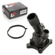 Kühlmittelgehäuse Thermostat Socket 31293767 90°C for Volvo V60 I II V90 II 2 (for: Volvo)