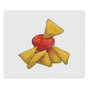 2 x 'Nachos & Dip' Microfibre Lens / Glasses Cleaning Cloths (LC00020292)