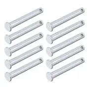 Clevis Pins (8mmx60mm) 12Pcs, Single Hole Flat Head Carbon Steel Fastener Pin