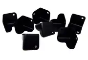 Black Speaker Box Metal Corner Pieces 8 Pack 1.5 x 1.5" Car Home and DJ