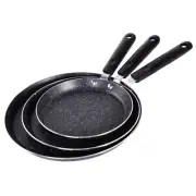 Wok Pans with Stay with Handle PFOA for Home Induction Gas Cooktops