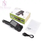 Car FM Transmitter Wireless Bluetooth QC3.0 Charging Bluetooth USB TF Card AUX
