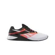 Reebok Nano X4 Black/White/Orange Trainer Shoes Unisex Lace Up Footwear