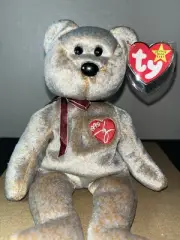 Vintage Retired - Ty 1999 Signature Bear - with Tag - Beanie Baby