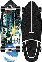CX4-Truck Surfskate Skateboard,29.5IN Cruiser Skateboard with 65x43mm Wheel and ABEC-7 Bearing