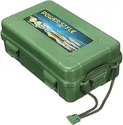 AIMALL Hard Plastic Flashlight Storage Case Army Green Waterproof Shockproof Box with Foam Liner for 6.7in/7.7in/8.3in/10in Lights Outdoor Tactical Use