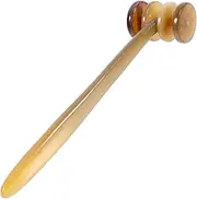 Ipetboom Handheld Ox Horn Scraping Massage Tool Durable Body Massaging Roller for Improved and Safe Material Multipurpose