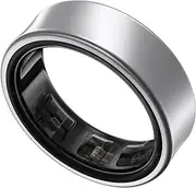 Samsung Galaxy Ring, Slim and Light Smart Ring with Durable Titanium Frame, AI-Powered Samsung Health, Sleep/Heart Rate/Stress Monitor, Water Resistant Up to 100m, Size 10, Titanium Silver
