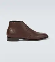 [Manolo Blahnik] Manolo Blahnik Berwick leather desert boots AU 12 black