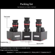 Astronomical Telescope Eyepiece 82° 4mm 7mm 16mm Flat Field Apochromatic Design