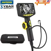 Articulating Borescope 5'' HD Endoscope Video Inspection Camera Scope LED Light