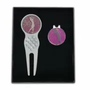 Divot Repair Tool with Hat Clip & Removable Magnetic Ball Marker- Divot Tool