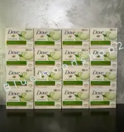 16 x 90g Dove Refreshing - Fresh Touch Soap Bars - Cucumber & Green Tea Scent