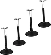 Kisangel 4pcs Doll Stand Display Rack Figures Sturdy Organizer Bracket Creative Design Stable Base for Home and Shop Decor