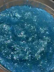 50g Bulk Blue With Navy Tone Tinsel Glitter Nail Tumbler Solvent Resistant