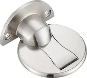 Floor Mount Magnet Door Stopper - Invisible Magnetic Door Stop, Magnets Door Stops Wall Prop Hold Open (Silver)
