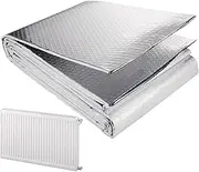 Reflective Foil Insulation Sheet - Energy Saving Radiant Barrier, Double-Sided Thermal Foil | 16 Ft X 24 Inch Heat Insulation Barrier, Durable Aluminum Foil, Lightweight Protection for RV, Door Use