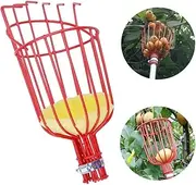 Fruit Picker Tool Professional Gardening Fruit Picker Harvester Basket Fruit Harvester Ideal for Apple Avocados and Other Fresh Fruit (Pole not Included)