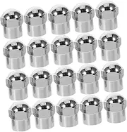 AKOOSY 100pcs Tire Valve Stem Caps: Plastic Valve Stem Caps or Cars Bikes Motorcycles Trucks - Easy Install and Leakproof Wheel Exterior Accessories