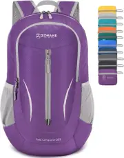 Foldable Backpack - 25L Lightweight Folding Backpacks, Packable Hiking Daypack f