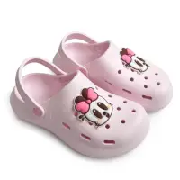 在飛比找momo購物網優惠-【樂樂童鞋】親子款可愛造型洞洞鞋(女拖鞋 女大童 BOBDO