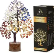 7 Chakra Tree of Life - Crystal Tree - Crystal Tree for Positive Energy - Gemsto
