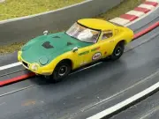 TOYOTA 2000gt Custom FIA Speed Record Holder Thunderjet 500 powered 1/64 Slot