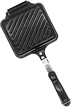 CONGARTENO Non Stick Double Sided Breakfast Machine Grill Pan for Sandwiches Toast Eggs Easy to Operate Kitchen Accessory Suitable for Home Outdoor Cooking