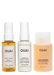 Ouai The Three Ouai Kit, Gift Sets, Detox Shampoo Travel Size 89ml, 50ml and 45ml