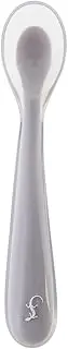 Little Lurch Spoon Bendable Children's Learning Silicone Warm Grey