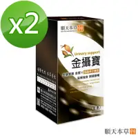 在飛比找momo購物網優惠-【順天本草】金攝寶膠囊60顆/盒X2(南瓜籽、黑麥花、蛹蟲草