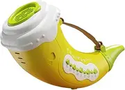 kokiya Animal Caller Toy Nature Exploration Toy Early Learning Portable 5 Level Lights Horns Toy, Yellow