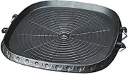 Amosfun Non Stick Barbecue Plate Bakeware for BBQ Outdoor Grilling Roasting High Heat Resistance Easy Cleanup for Home Camping Use