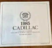 1985 Cadillac Chassis & Body Electrical Wiring Circuit Diagrams Eldorado Body